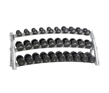 Подставка для гантелей на 15 пар HOIST Horizontal Dumbbell Rack 3-Tier CF-3461-3